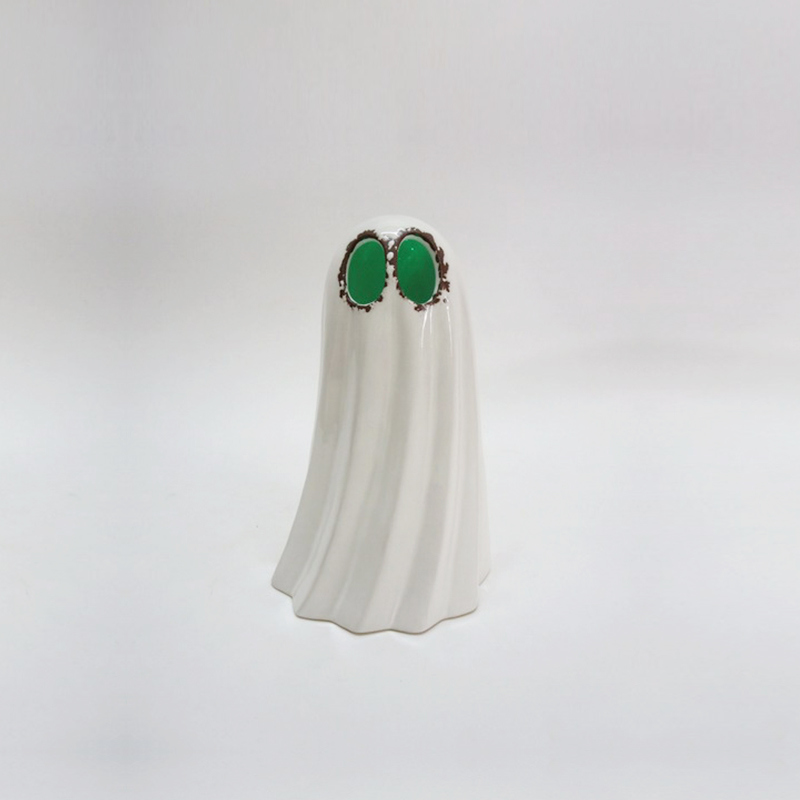 セラミックスペクターハロウィンゴーストLEDキャンドルホルダー