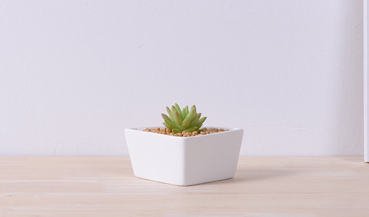 デスクトップセラミックトライアングル組み合わせ植木鉢