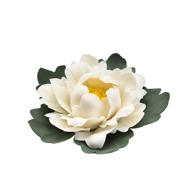 white ceramic flowers 4120