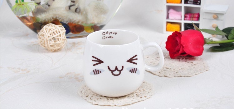 朝食カップコーヒーカップミルクカップカスタムロゴ式カップ