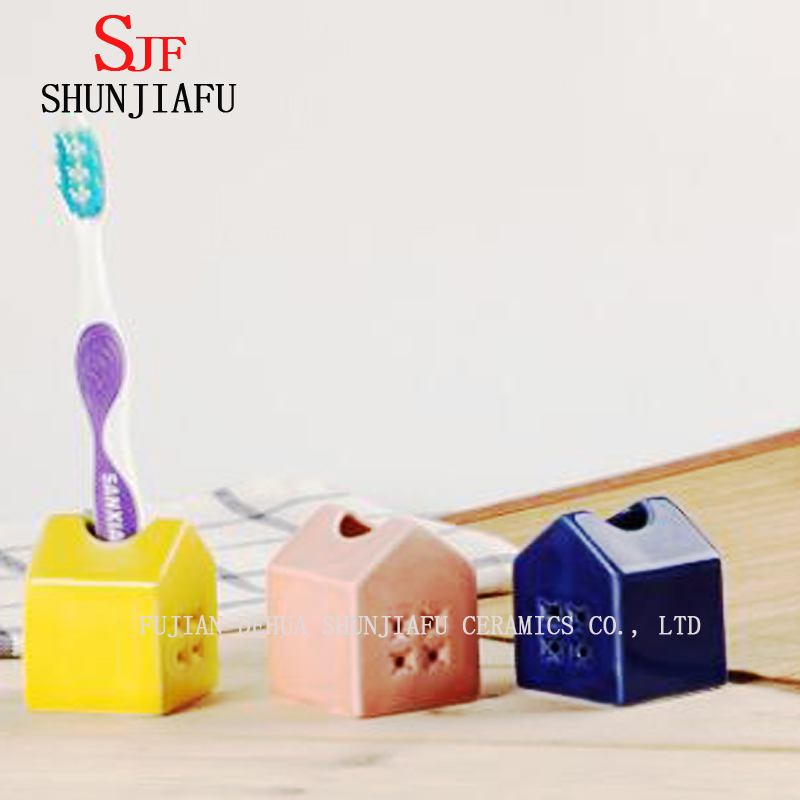 家の装飾用のセラミック歯ブラシホルダー