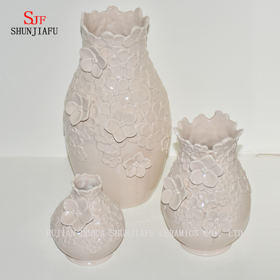 手仕事白いモダンな花瓶ホームチョイス装飾セラミック花瓶、ガールフレンド、ママ、誕生日、結婚式へのギフト