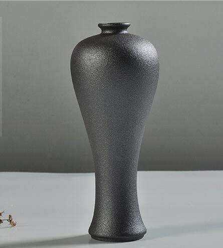現代のファッションパーソナリティ特殊型セラミック黒花瓶