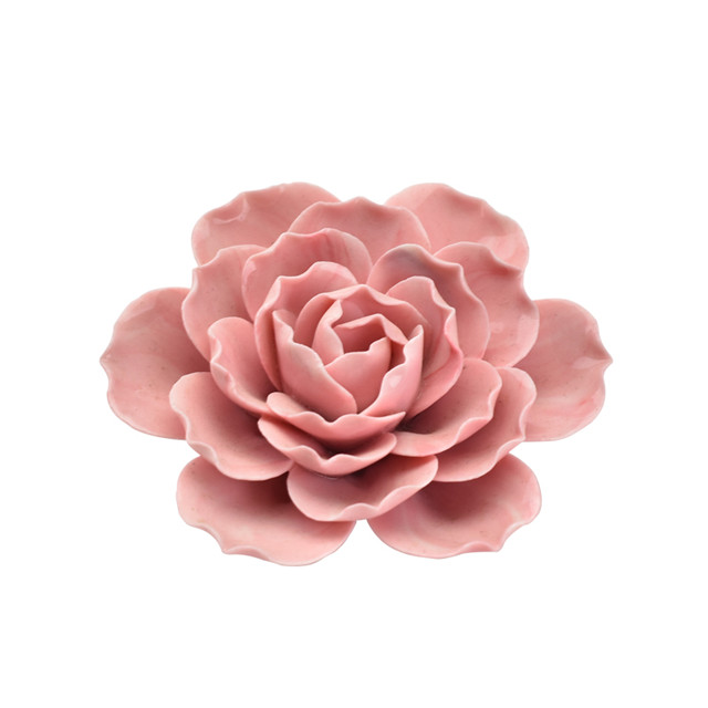 rose white ceramic flowers 4128