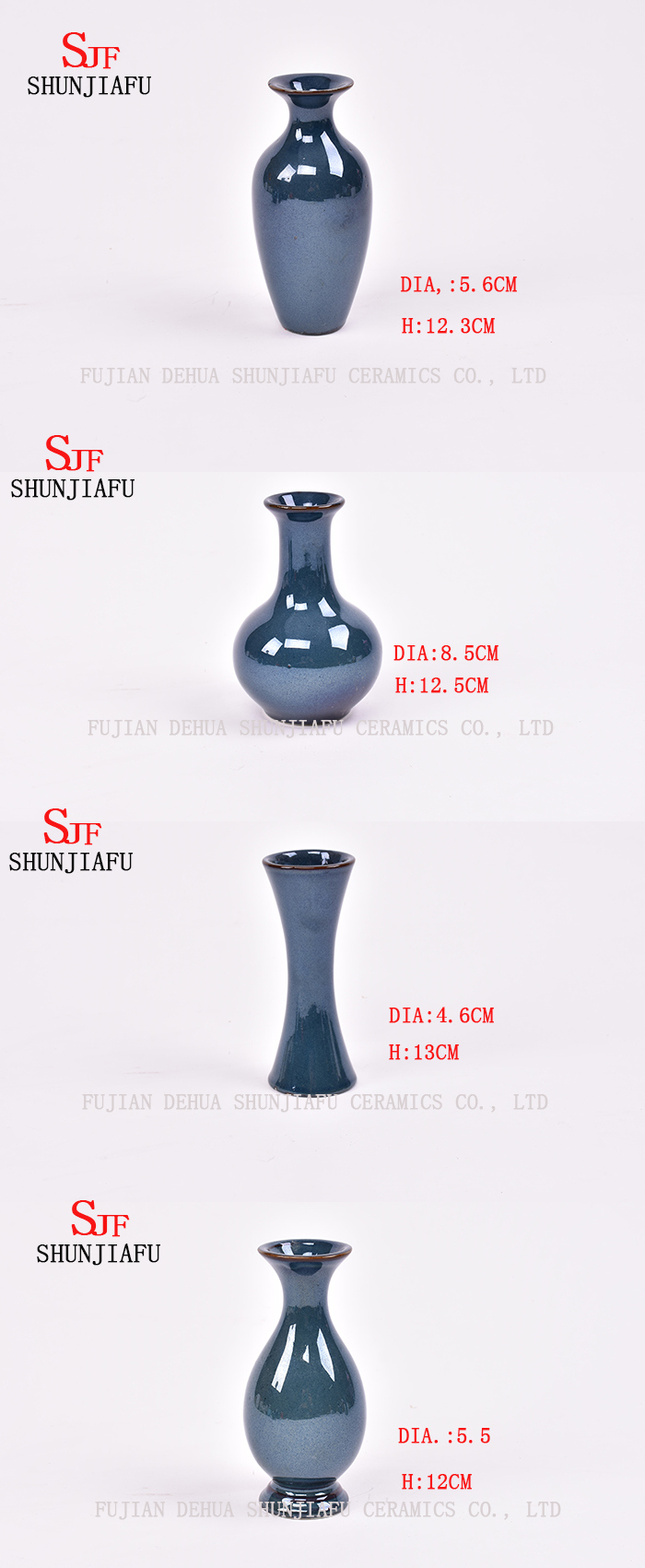 ミニ小花瓶セラミックテクスチャ花瓶石器花瓶サファイア小花瓶