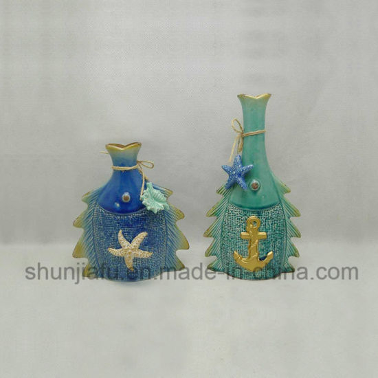 セラミックマリンシリーズ花瓶置物