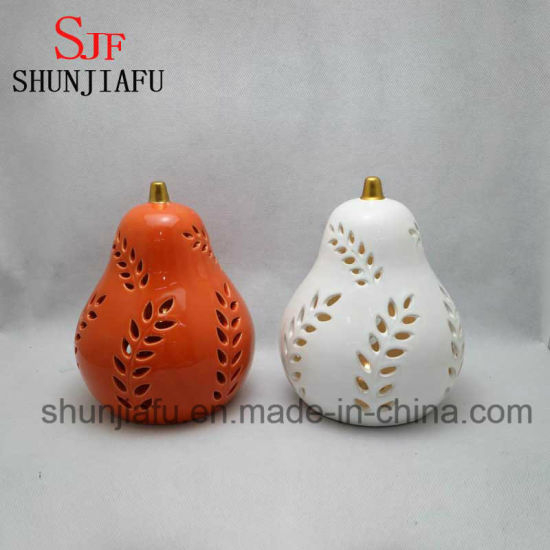セラミック梨スタイルLED家の装飾
