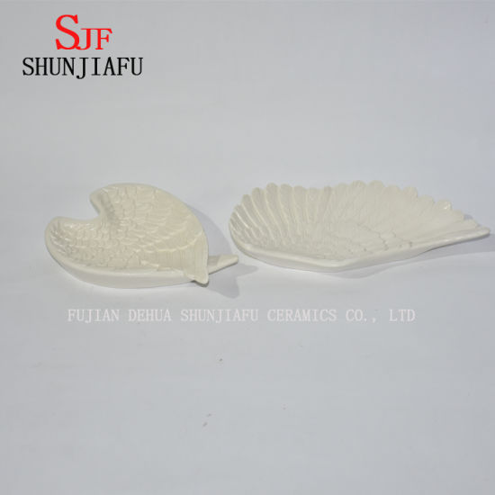 折れた天使の皿/セラミックプレート