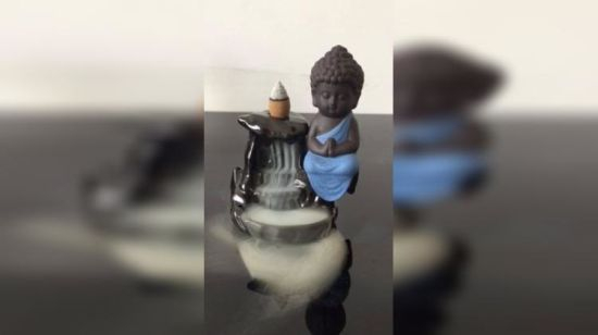 少し仏の逆流の香炉の陶磁器の家の装飾