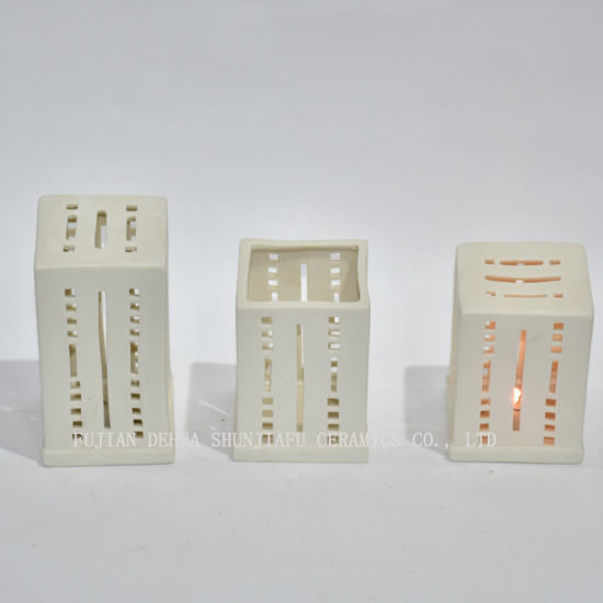 モダンな建築形状のキャンドルの選択、ボタンスイッチ/セラミック付きマルチカラーフレームレスLEDキャンドル