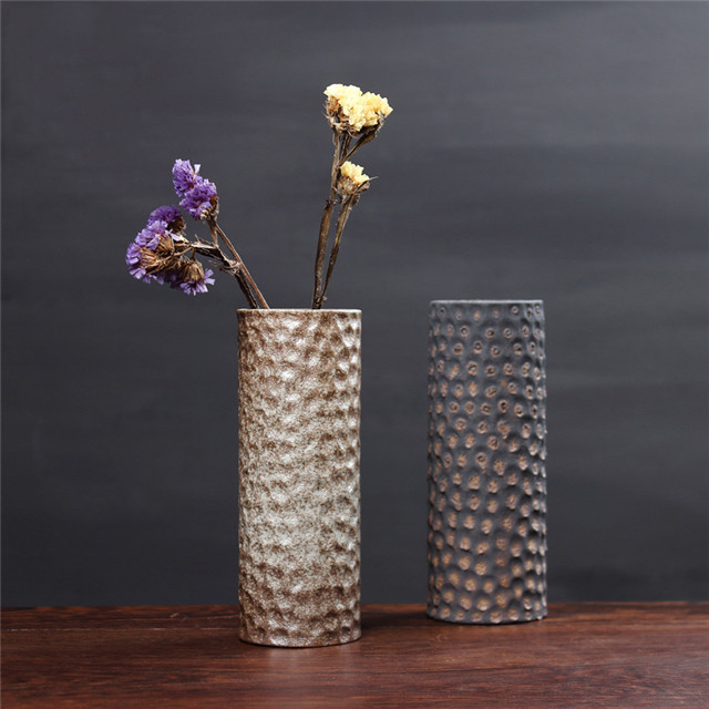 高品質の卸売艶をかけられた家の装飾現代装飾セラミック花瓶