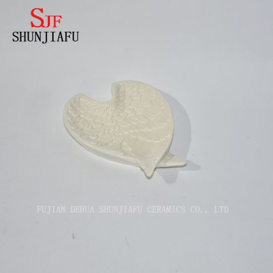 折れた天使の皿/セラミックプレート