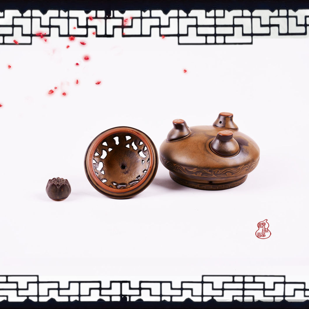 眠りのライオンリングお香バーナーお香バーナー、お香ホルダー、香炉、瞑想用