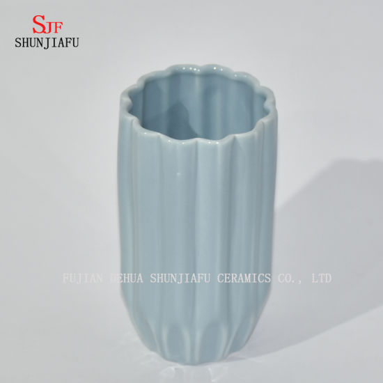 セラミック花瓶セット、さまざまなサイズ、青、緑、2個セット
