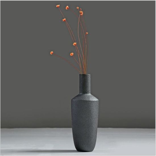 磁器セラミック花瓶、セラミック黒小花瓶