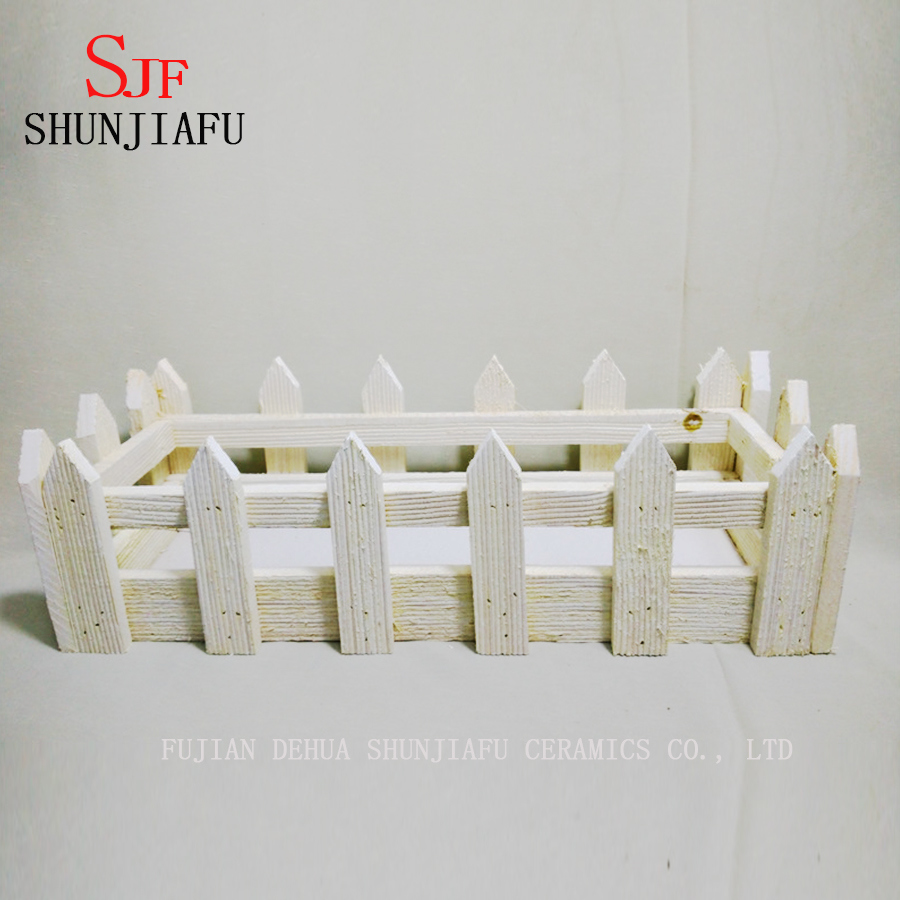 多肉植物のための現代家の装飾的な正方形の木の花箱