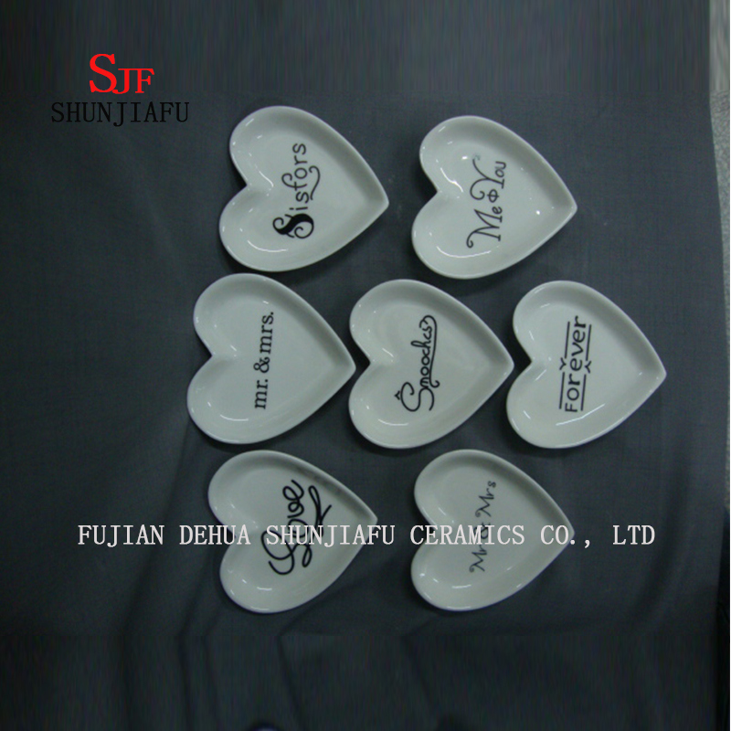 4ピース&セラミッククリスマス料理前菜プレート磁器ソーサーボウル食器（円形）