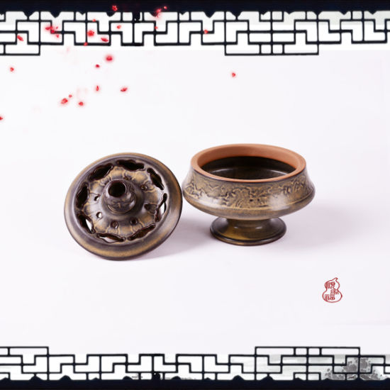 銅ロータスお香バーナー合金ミニお香バーナー白檀香の家の装飾