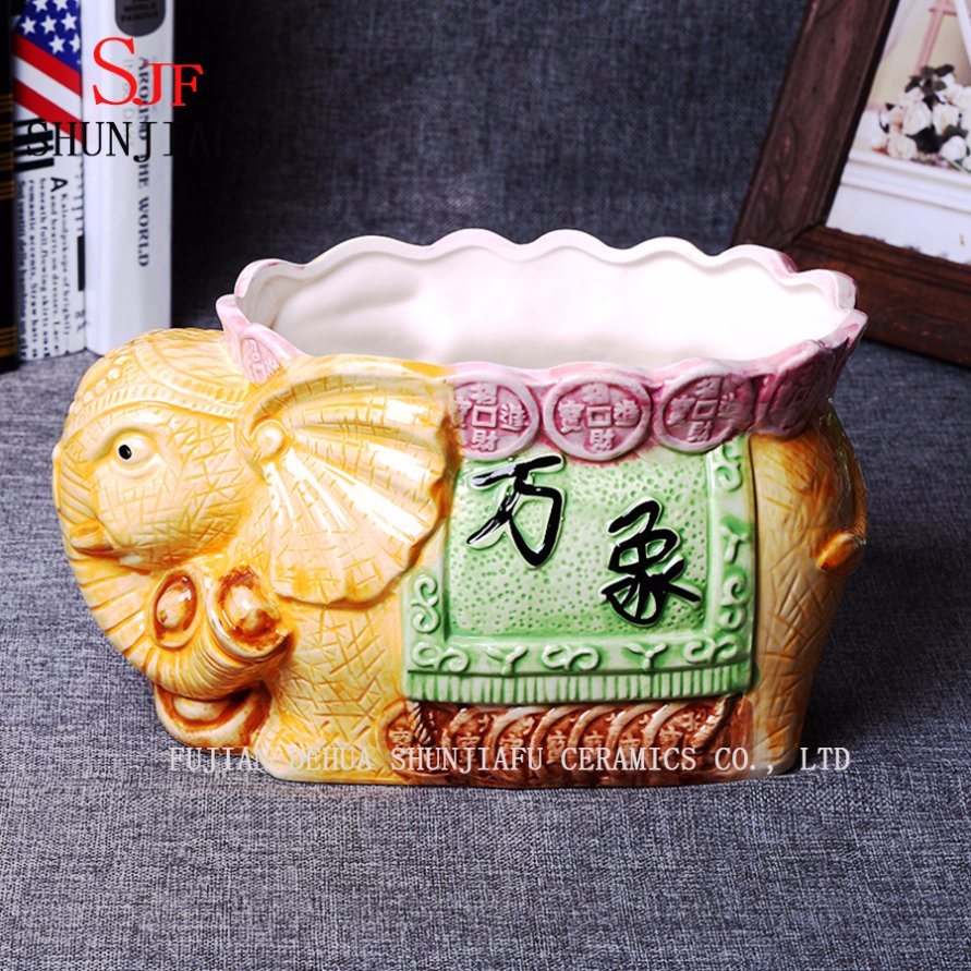 2017かわいい象植木鉢多肉植物植木鉢プランター屋内屋外