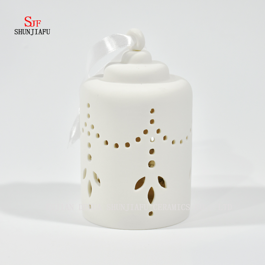 セラミックティーライトホルダーキャンドルホルダーキャンドルホルダーマシン/ Cによって刻まれたティーライト