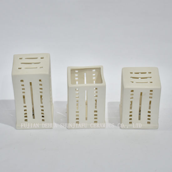 モダンな建築形状のキャンドルの選択、ボタンスイッチ/セラミック付きマルチカラーフレームレスLEDキャンドル