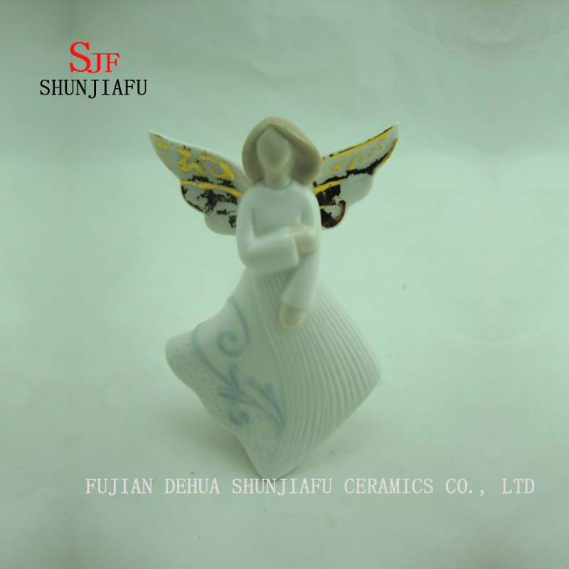 4 PCS /さまざまなデザインのセラミックエンジェル家具の記事/ D