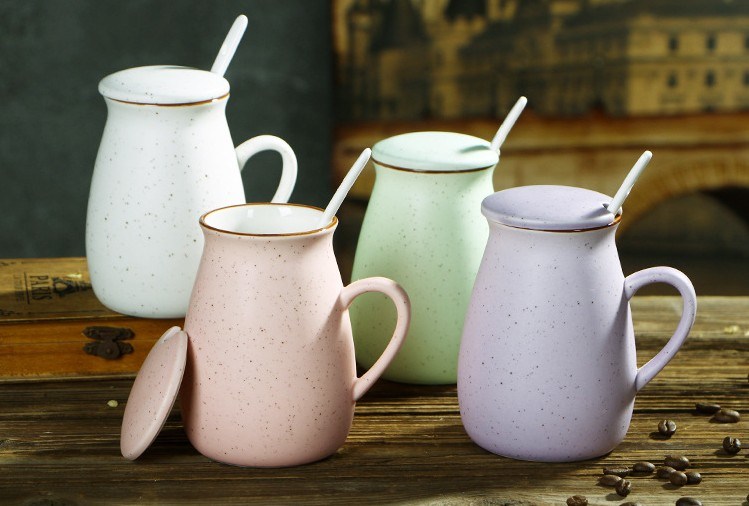 コーヒーセラミックマグカップ、プロモーションカスタマイズされたロゴセラミックカップ