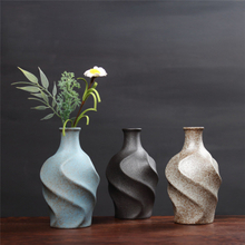 家の装飾OEM卸売艶をかけられた家の装飾現代装飾セラミック花瓶