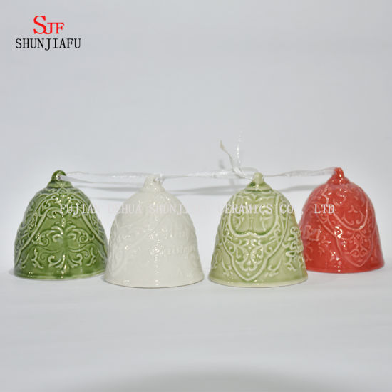 4色のジングルベル装飾/クリスマス/フェスティバルギフト