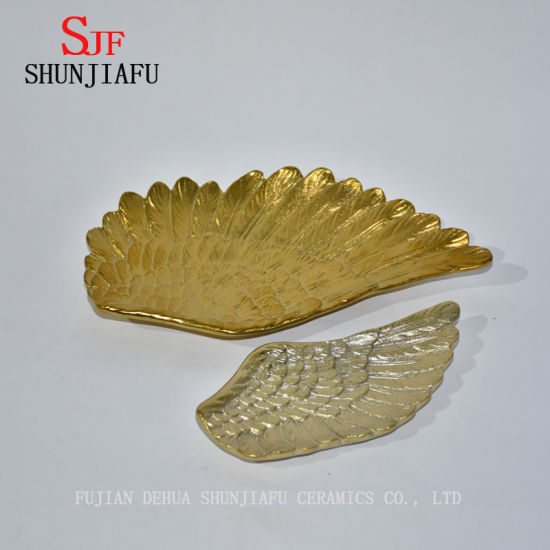 折れた天使の皿/セラミックプレート