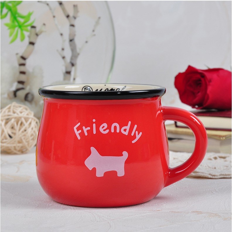 朝食カップコーヒーカップミルクカップカスタムロゴ朝食カップ