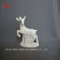 白いセラミック装飾動物置物小さなミル鹿鹿磁器彫刻トナカイ工芸クリスマス
