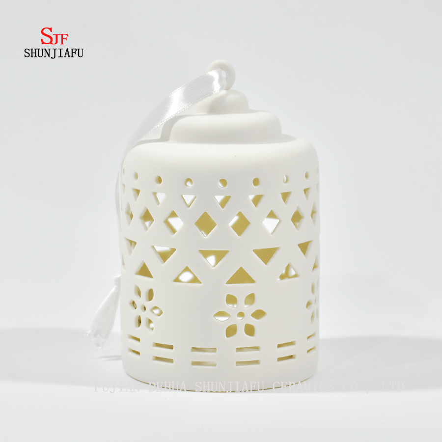 セラミックティーライトホルダーキャンドルホルダーキャンドルホルダーマシン/ Cによって刻まれたティーライト