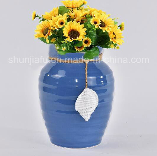 セラミック花瓶パーティー、結婚式、家、SPA（青）に最適なギフト