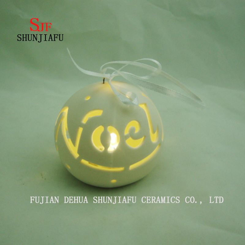 文字セラミックローソク足の装飾の形状/創造的な家&クリスマスの装飾/ B