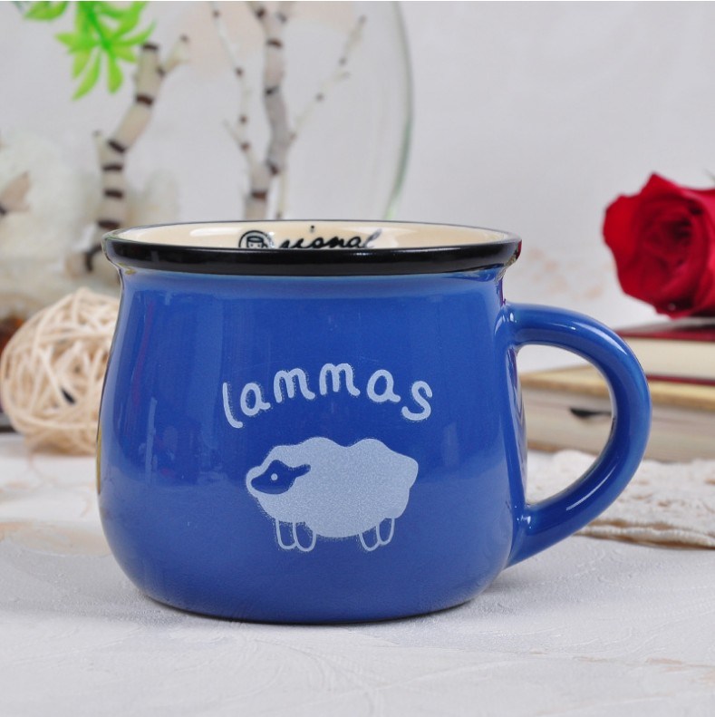 朝食カップコーヒーカップミルクカップカスタムロゴ朝食カップ