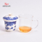 400 mlクリエイティブギフト二重壁ガラス茶こしコーヒータンブラー、ふたが付いているガラス茶コップ