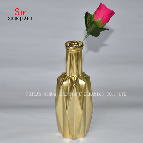 折り紙セラミック花瓶折り紙セラミック花瓶ポット家の装飾
