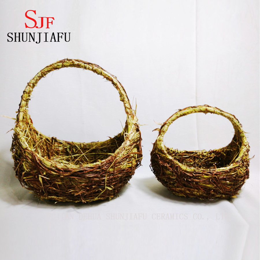 籐フラワーポット