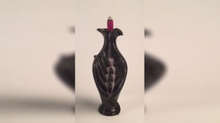 セラミック花瓶形状の煙逆流香炉