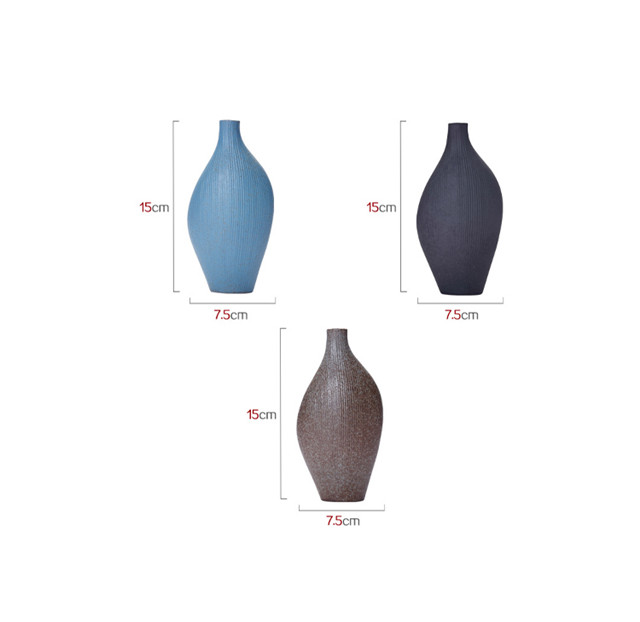 新しい彫刻卸売艶をかけられた家の装飾現代装飾セラミック花瓶