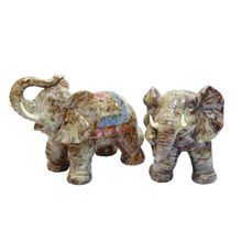 セラミック象の像セラミック動物の装飾品
