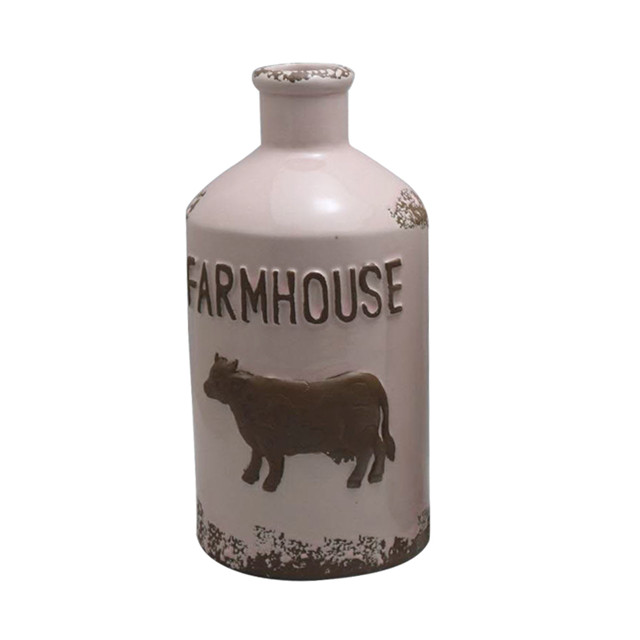 陶磁器の様々なスタイルのワインボトルデザイン赤エンボス羊のスタイルワインのびんの瓶スタイルのセラミック花瓶