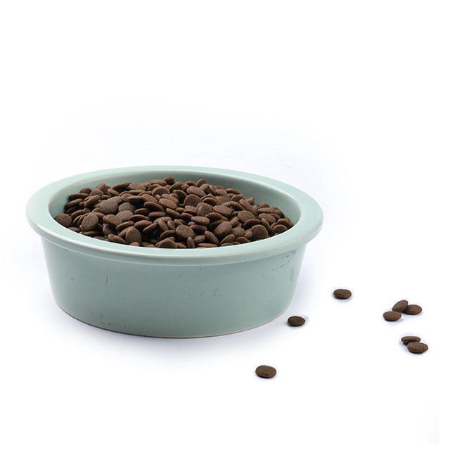 ドッグフードの洗面器セラミックドッグフードと水デュアルパーパスドッグフードの洗面器ドッグライスボウルペットライスボウル