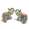 販売のためのセラミック象ヴィンテージセラミック象家庭用卓上装飾