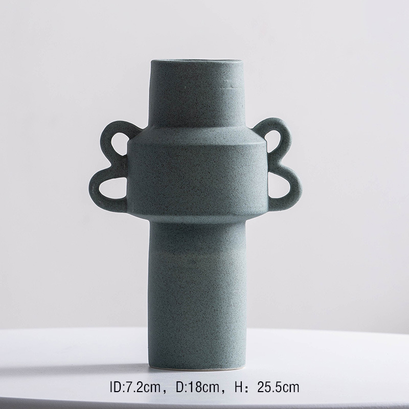 セラミック花瓶の家の装飾色グレーズ磁器の花瓶