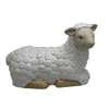 座っている羊セラミックホワイトファーム羊の彫像の装飾