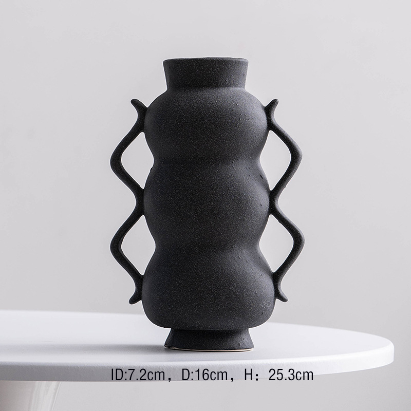 セラミック花瓶の家の装飾色グレーズ磁器の花瓶