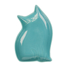 猫スタイルのセラミックプレートセラミックペットフィーダーブルーセラミックドッグボウル