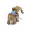 セラミック象の動物の装飾カラフルな象は赤ちゃん象を引っ張る